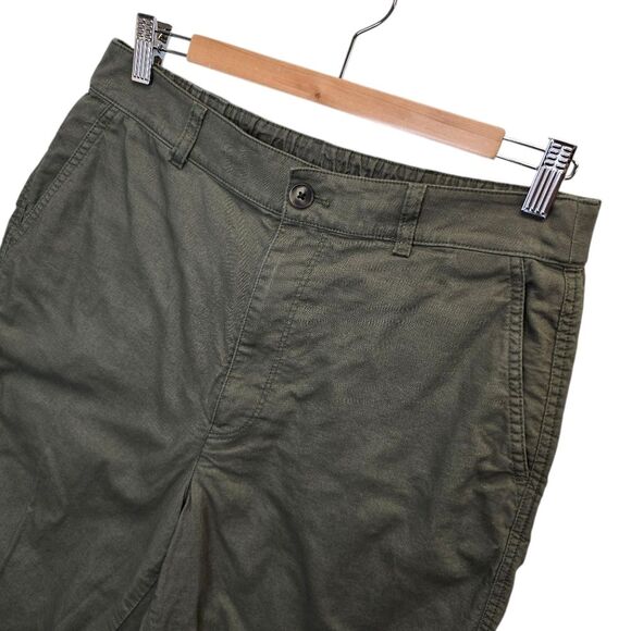 Uniqlo Women's XL Drawstring Relaxed Athleisure Green Ankle Pants - Picture 4 of 13